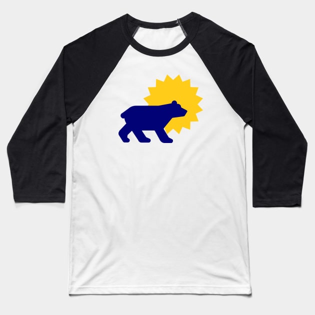 Sun Of A Bear Baseball T-Shirt by L'Appel du Vide Designs by Danielle Canonico